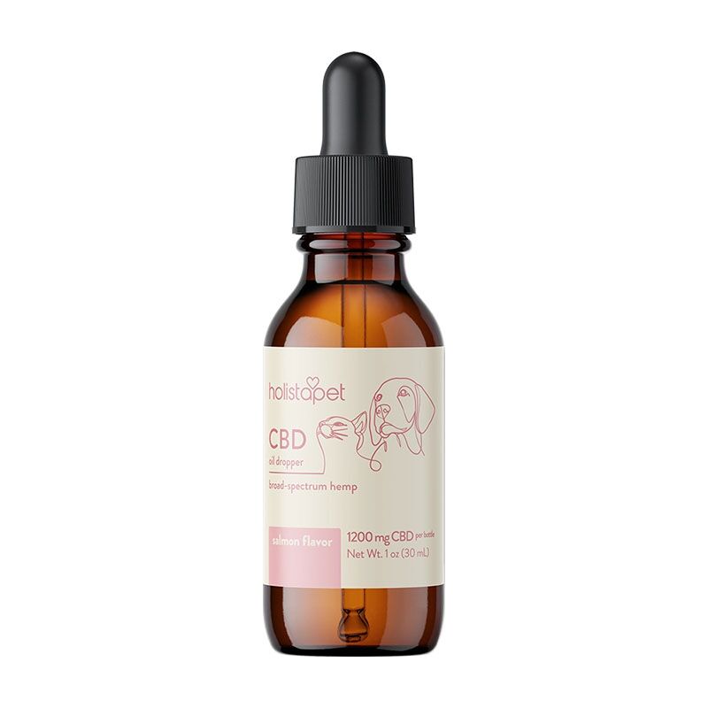 Holistapet - CBD Pet Tincture - Salmon Flavor - 1200mg