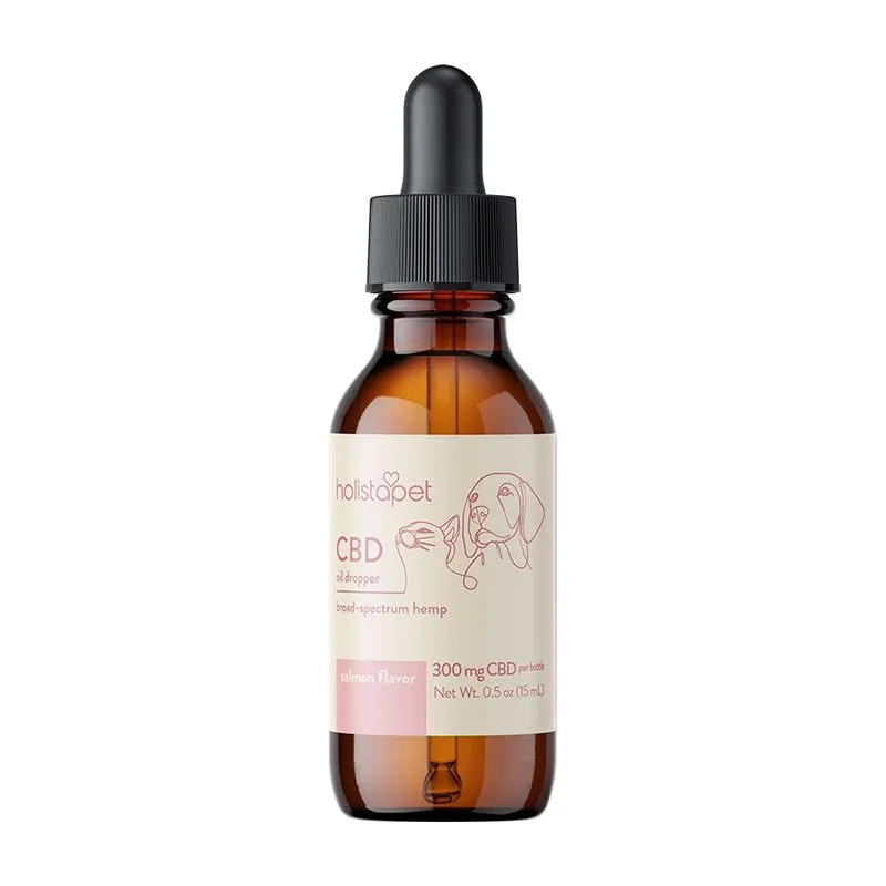Holistapet - CBD Pet Tincture - Salmon Flavor - 300mg