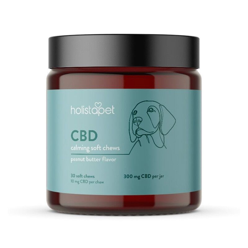 Calming Soft CBD Dog Chews - Peanut Butter - Holistapet - Image 3