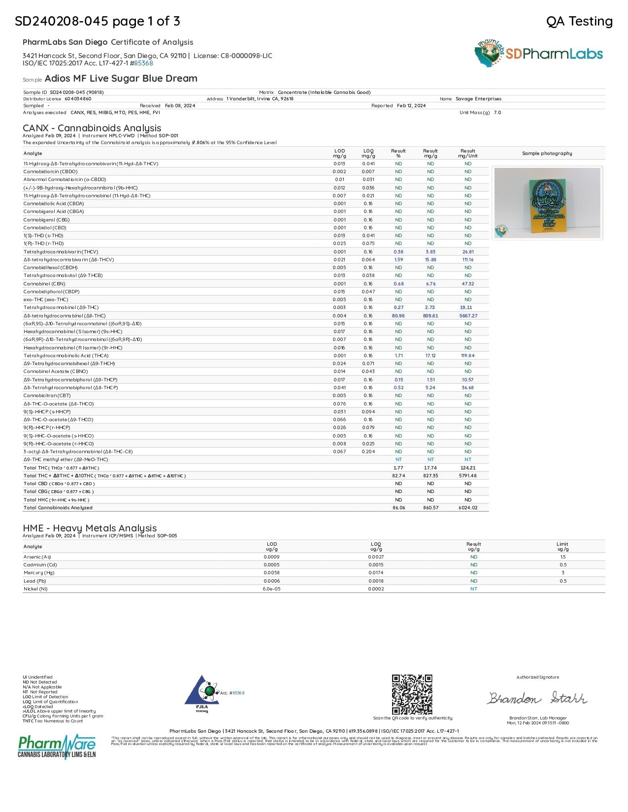 Delta Extrax 7G Adiós MF Blend Disposable - Image 7
