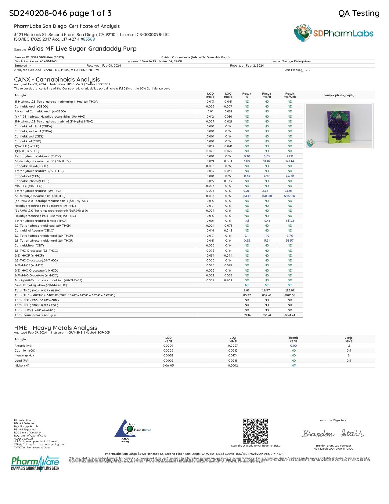 Delta Extrax 7G Adiós MF Blend Disposable - Image 10