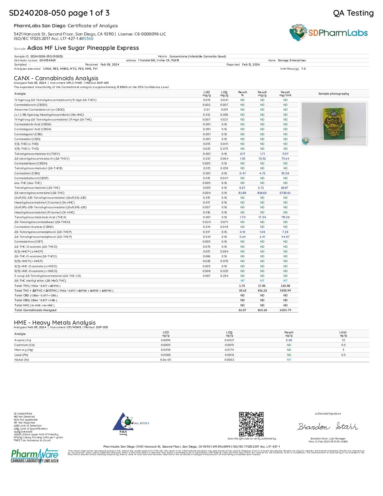 Delta Extrax 7G Adiós MF Blend Disposable - Image 13