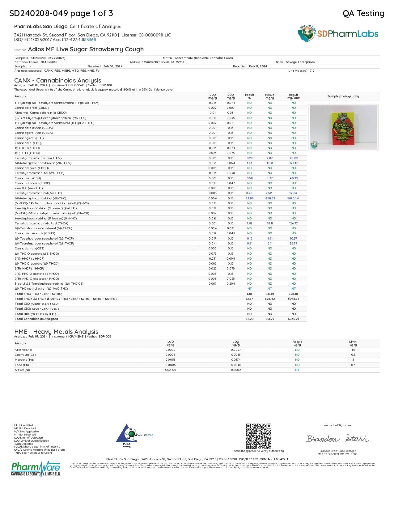 Delta Extrax 7G Adiós MF Blend Disposable - Image 20