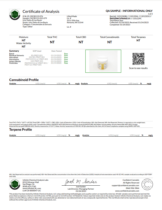 URB Delta 8 Live Resin Disposable | 3g - Image 8