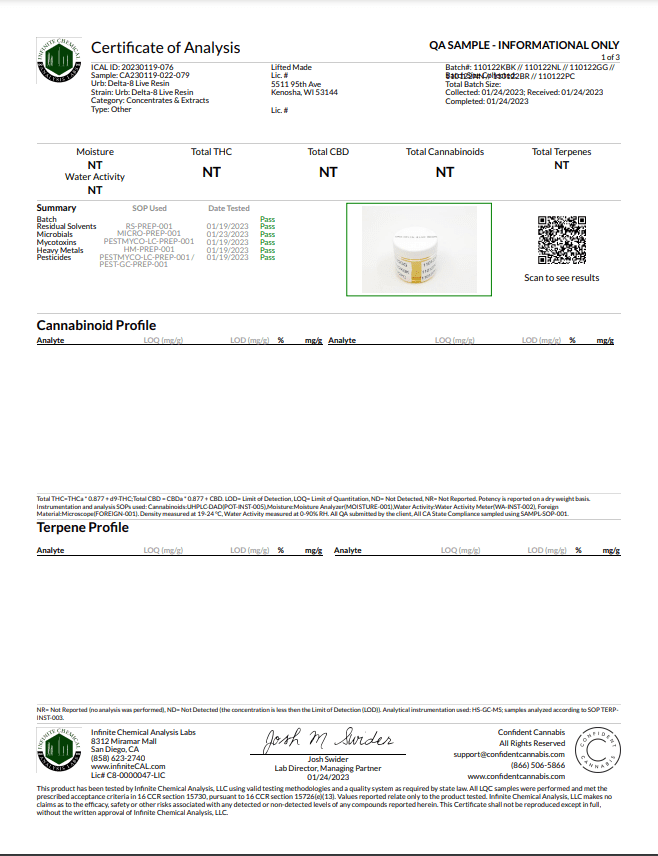 URB Delta 8 Live Resin Disposable | 3g - Image 12