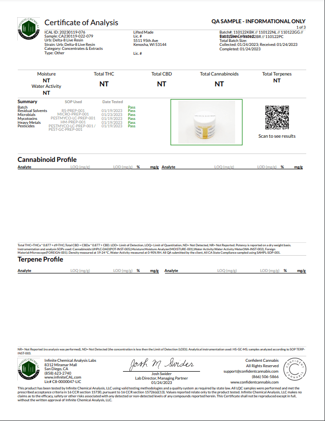 URB Delta 8 Live Resin Disposable | 3g - Image 10