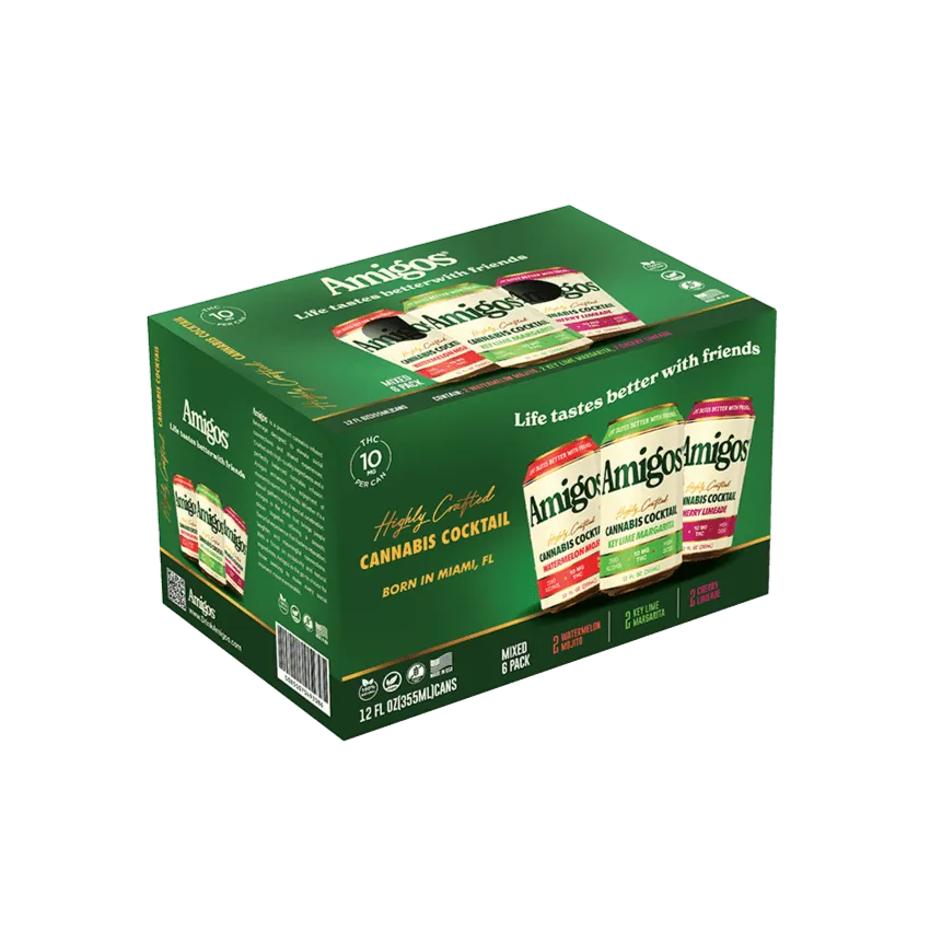 Amigos Highly Crafted Cannabis Cocktail 10mg Variety Pack - Image 2
