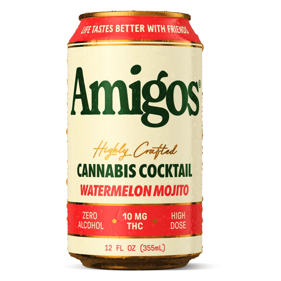 Amigos Highly Crafted Cannabis Cocktail Watermelon Mojito