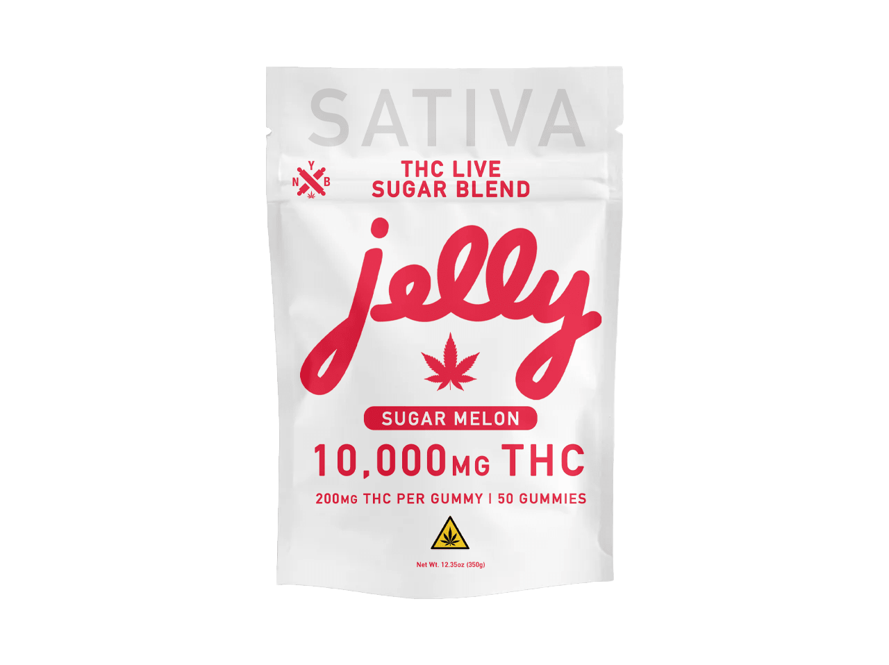 Jelly Live Sugar Blend THC- Gummies sugar melon
