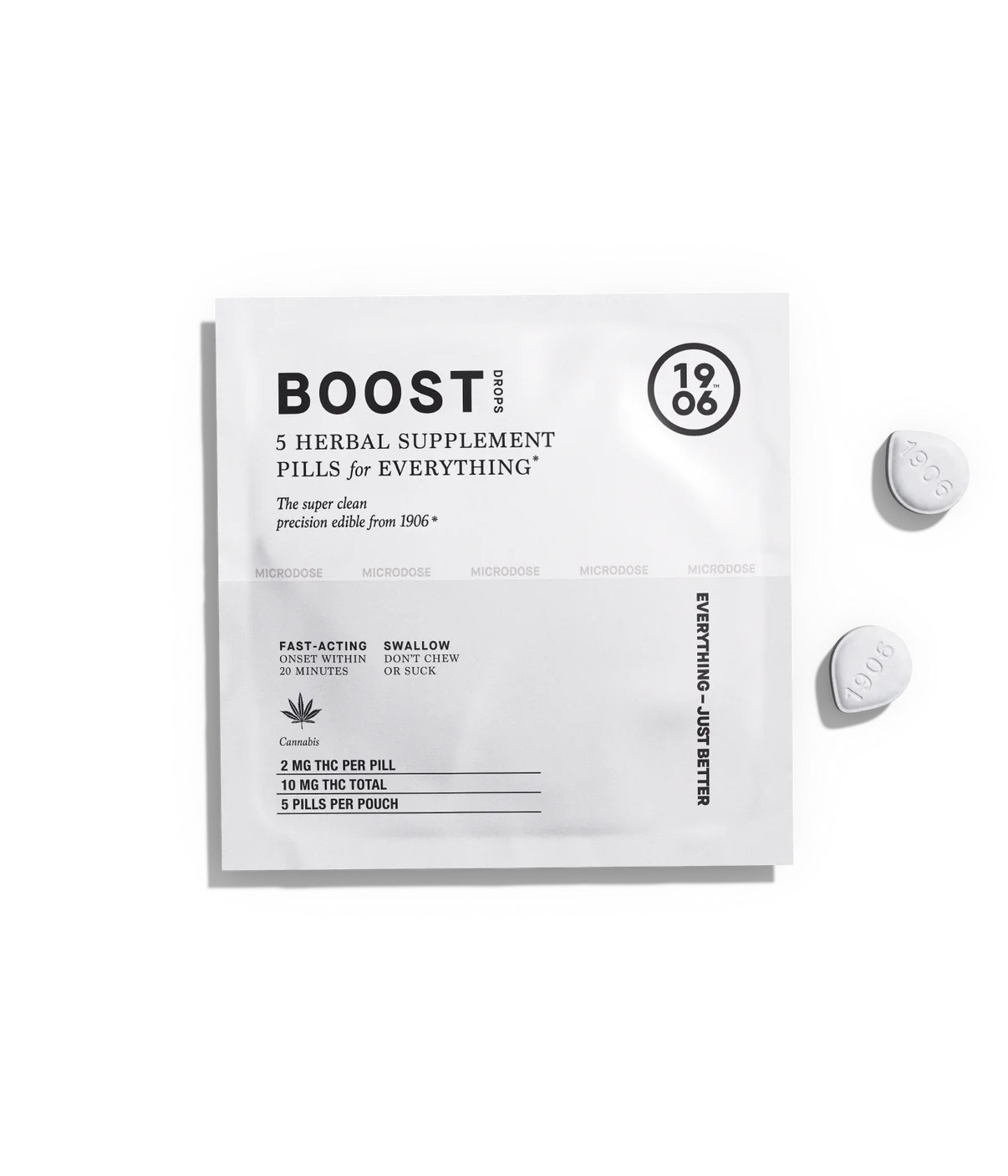 1906 Boost Drops Tin 2mg THC - 5ct