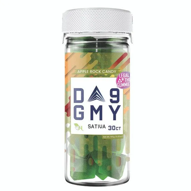 A Gift From Nature D9 GMY 30ct, 15mg Gummies apple rock candy