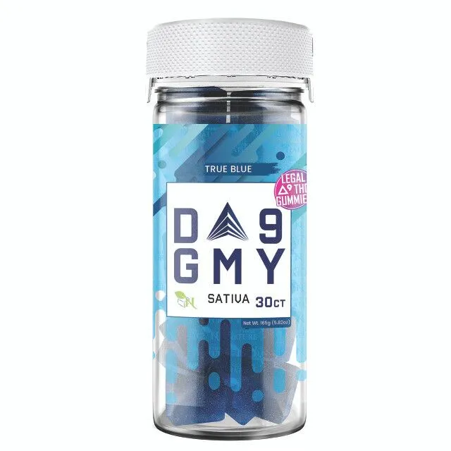 A Gift From Nature D9 GMY 30ct, 15mg Gummies true blue