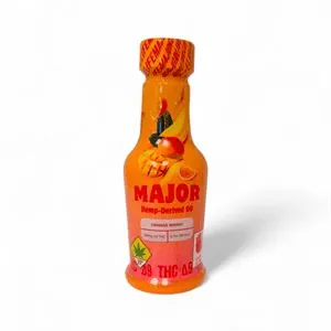 Major Fast Acting D9 THC Drink 300mg orange mango