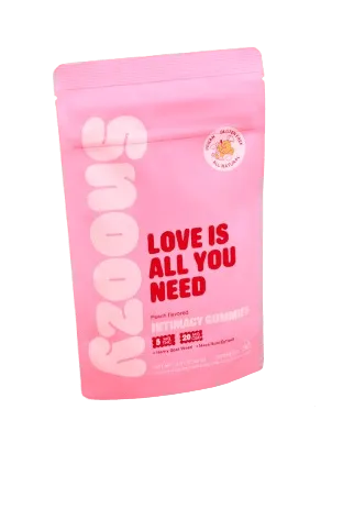 Snoozy CBD + Delta 9 THC Gummies for Intimacy Love is all you need