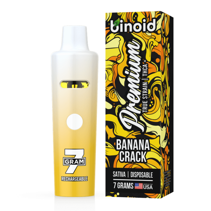 Binoid Premium True Strain 7 Gram Disposable Vape Banana Crack