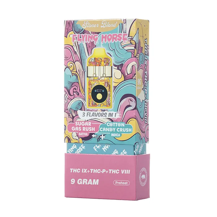 Flying Horse Stoner Blend 3-in-1 Disposable Vape Multiple Flavors - 9G - Image 9
