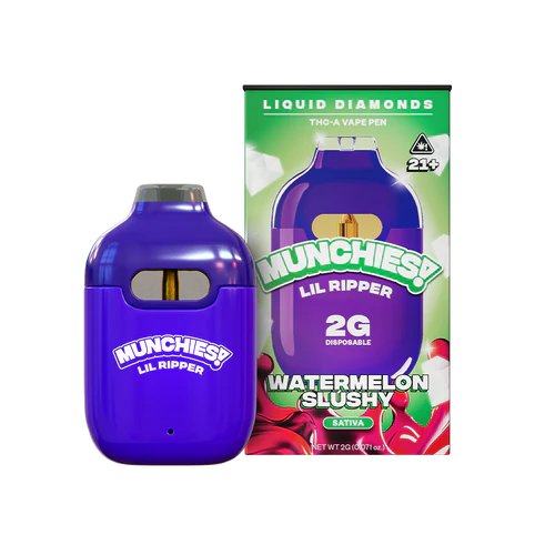 Delta Munchies Lil Ripper THCA Vape 2g Liquid Diamond – Watermelon Slushy
