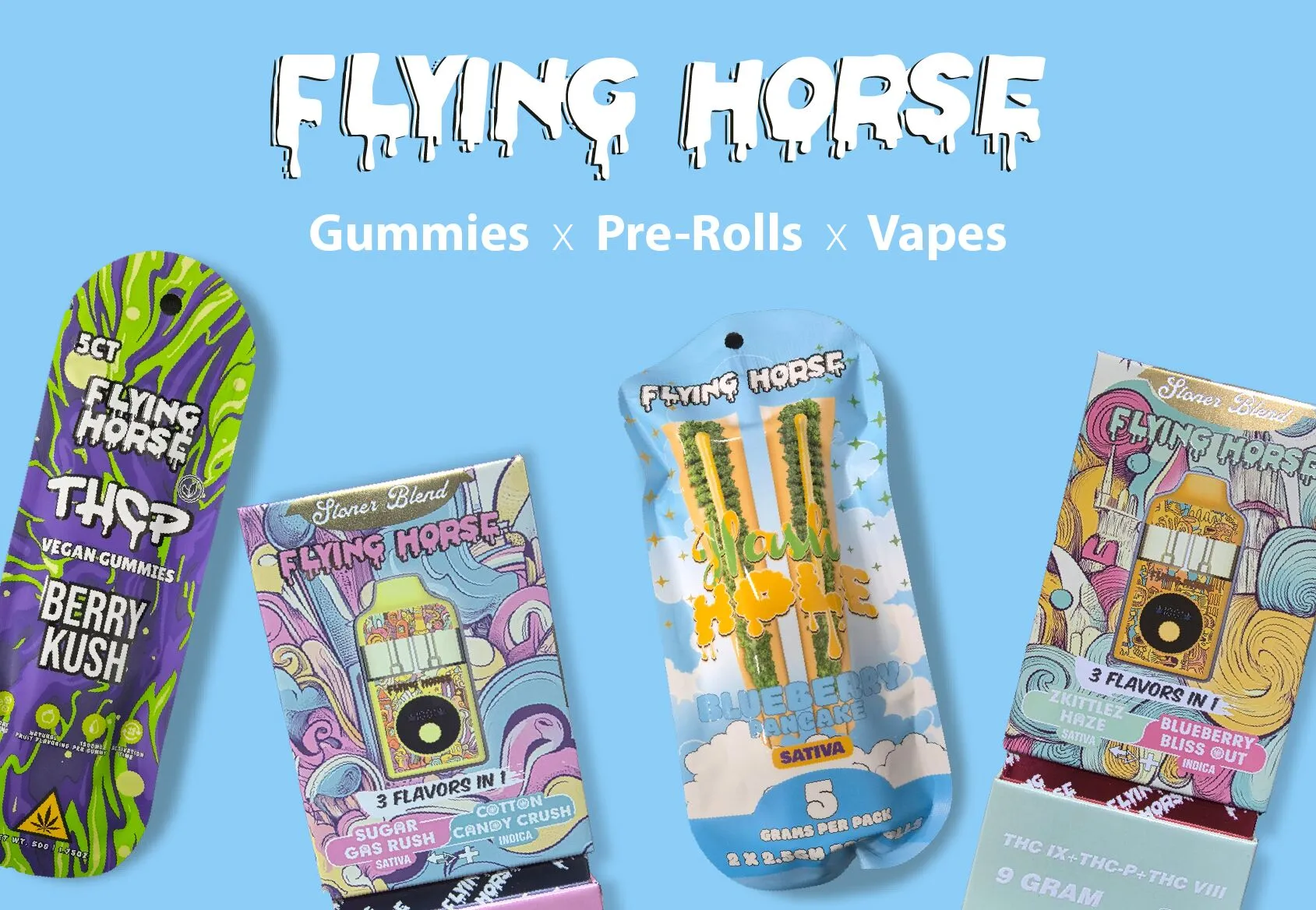 flying horse vape flavors Products Select Flavor ::Blueberry Mint Fantasi Mango Ice Salt Nic vs Freebase:
