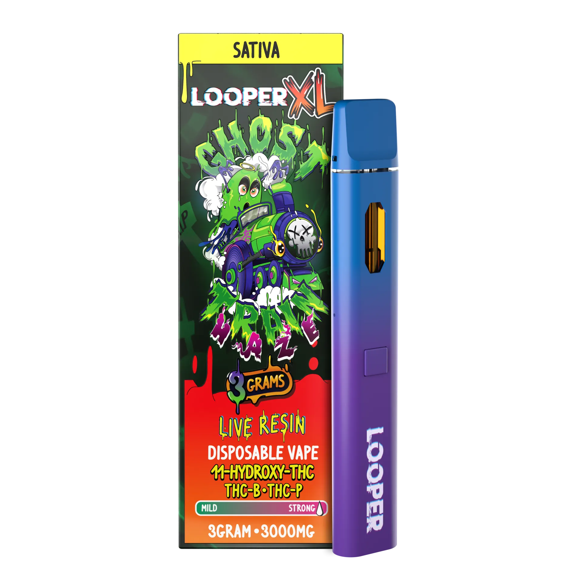Looper XL 3G Disposable Vape – Premium THCA, THC-P, THC-B, THC-H, THC-JD, 11-HYDROXY - Image 4