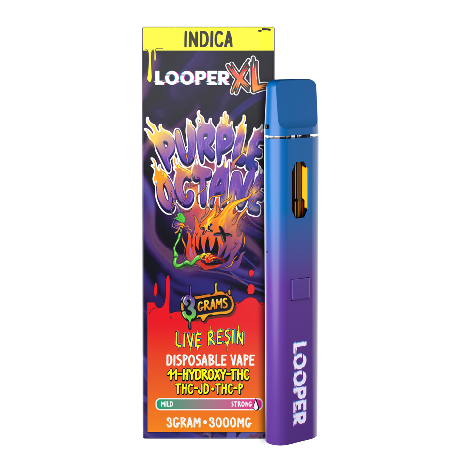 Looper XL 3G Disposable Vape – Premium THCA, THC-P, THC-B, THC-H, THC-JD, 11-HYDROXY - Image 5
