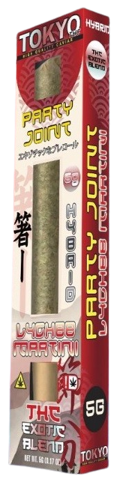 Tokyo THC Party Joint 5g – Lychee Martini | THC Exotic Blend Preroll