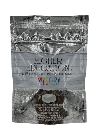 higher education d9 live resin gummies mystery