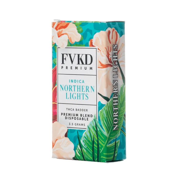 FVKD Northern Lights THCA Badder Disposable Vape 3.5G