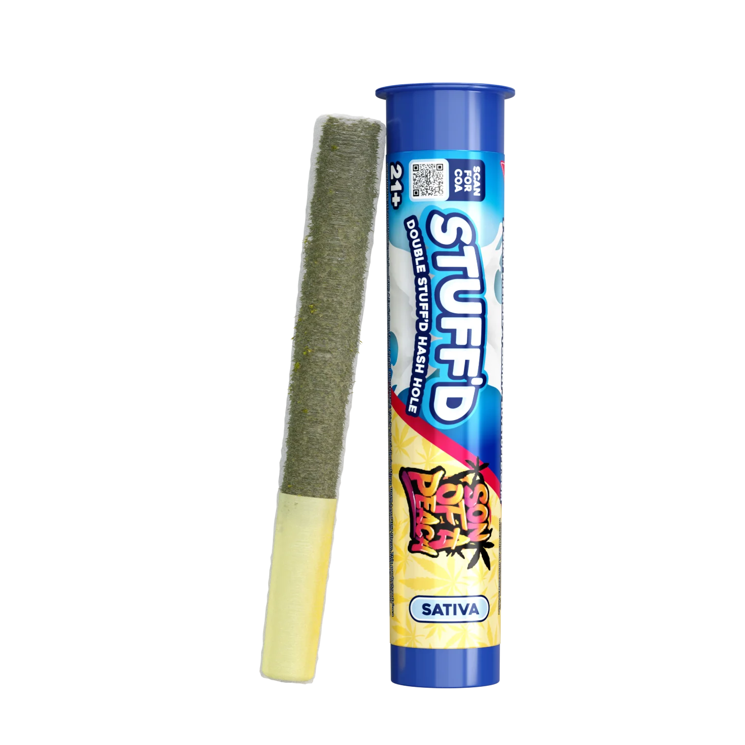 Stuff’d Hash Hole - THCA Preroll - son of a peach- 2g
