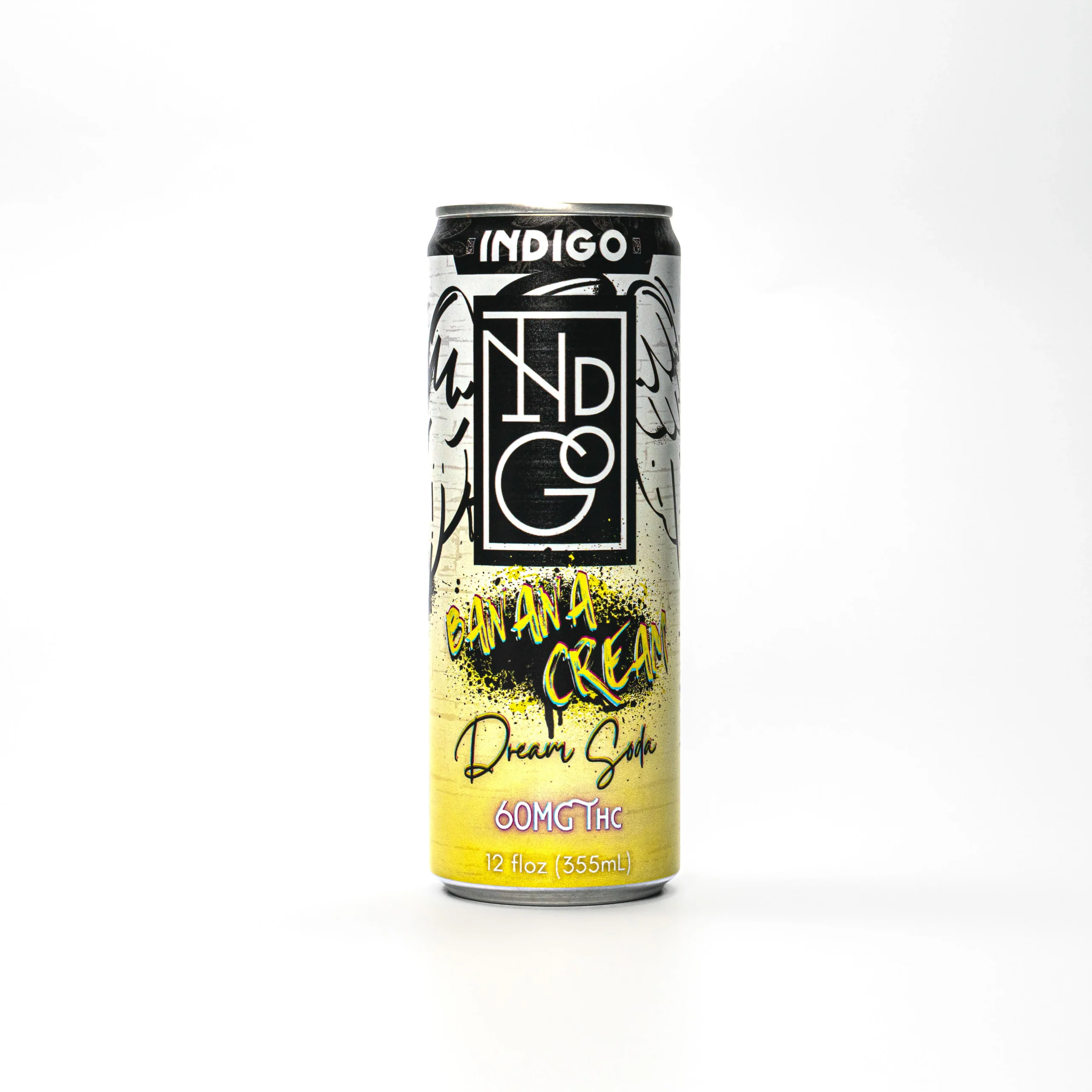 Indigo - Dream Soda - THC - banana-cream-Flavors - 60mg - 12oz