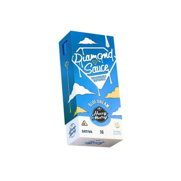 Hazy_Mary_Diamond_Sauce_Disposable_3G_Blue_Dream_Sativa