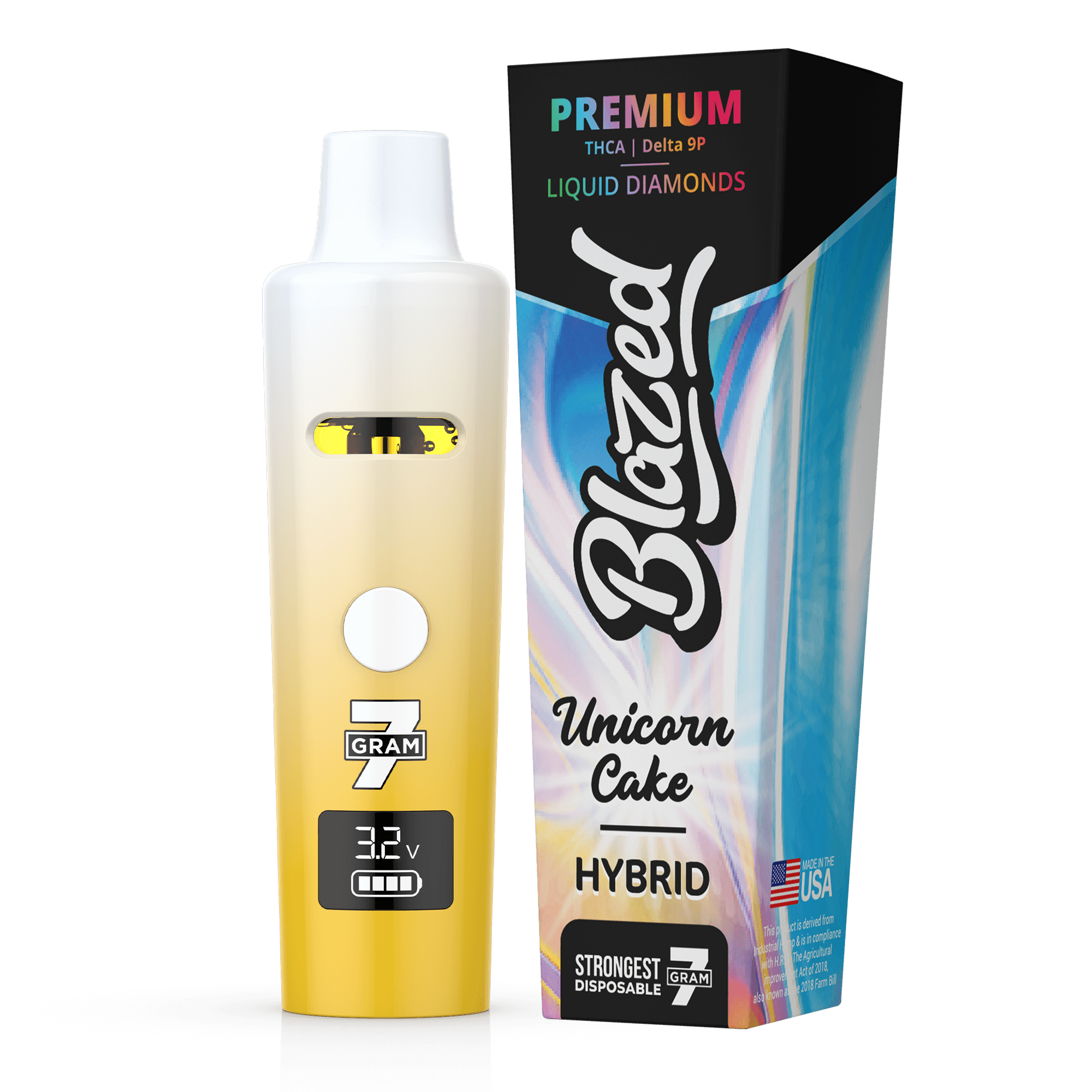 Blazed Premium Liquid Diamonds Disposable Vape THCA + Delta 9P -7 Grams Multiple Strains - Image 8