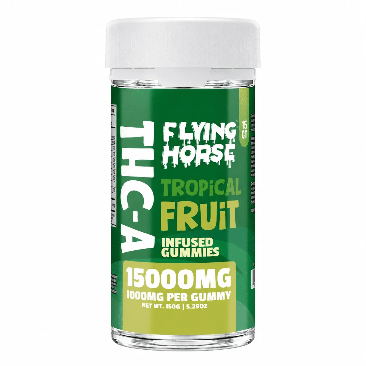 Flying Horse Infused Gummies THCA Multiple Flavors -15000MG - 15 Count - Image 2
