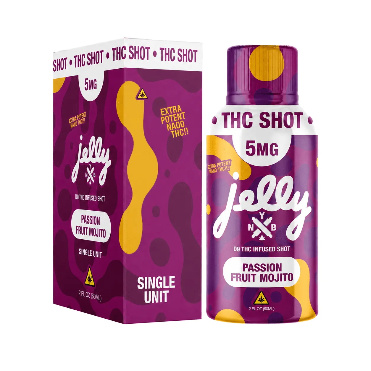 Jelly D9 THC Infused Shot 5MG – 2 fl oz – Multiple Flavors - Image 3