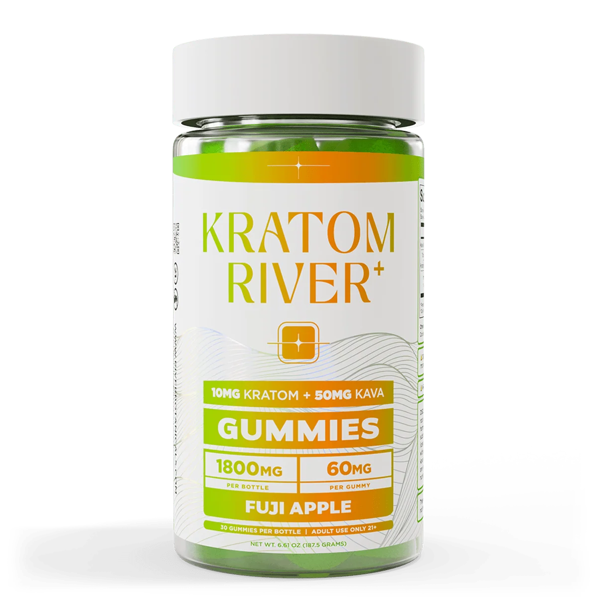 Canna River Kratom + Kava Gummies Multiple Flavors Available - 1800MG | 30 Gummies