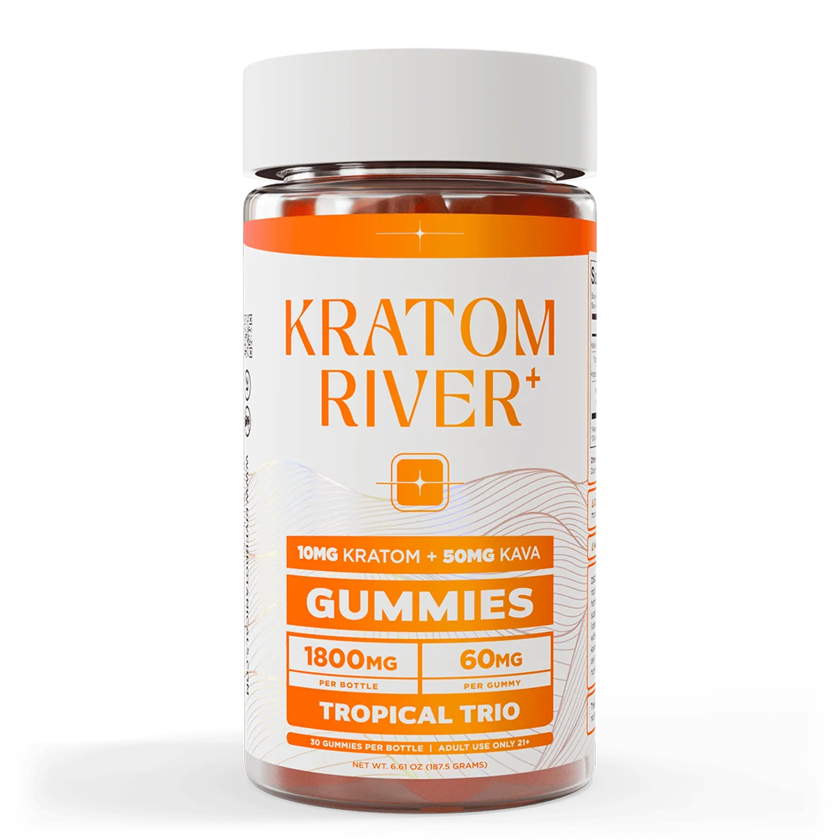 Canna River Kratom + Kava Gummies Multiple Flavors Available - 1800MG | 30 Gummies - Image 4