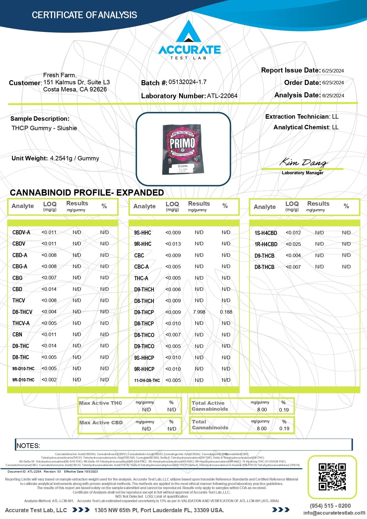 Half Bak’d PRIMO Gummies 15ct - Image 7