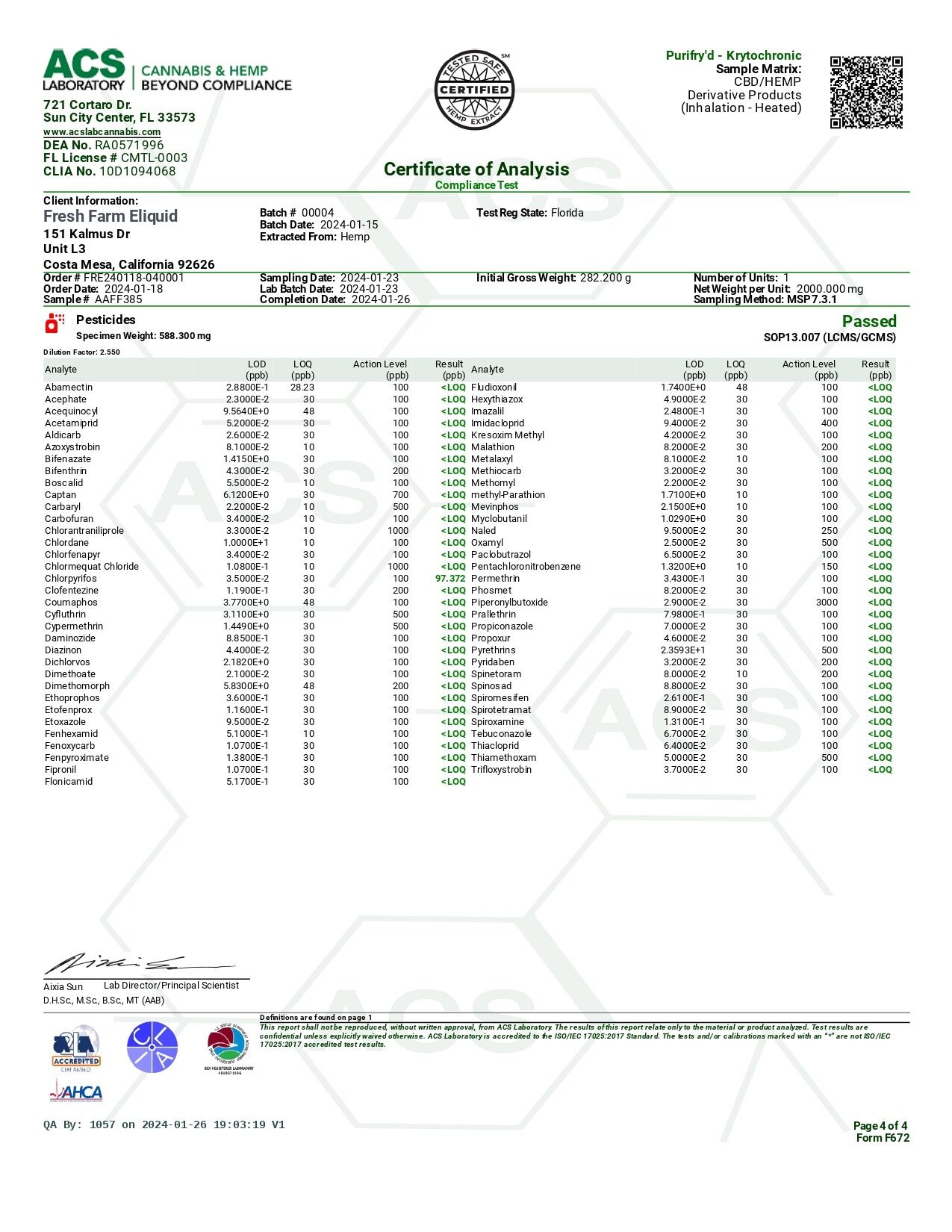 Half Bak'd Purifryd Diamonds 2g THC-A Concentrates - Image 12
