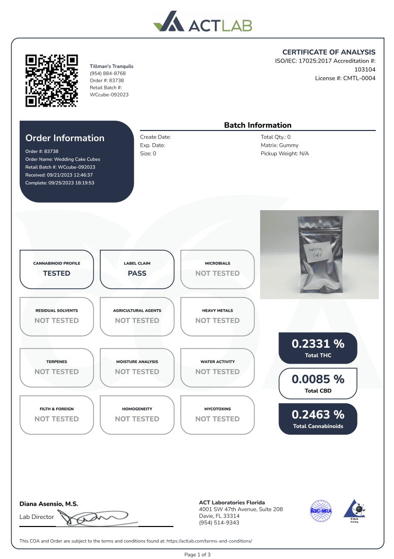 Tillmans Tranquils Delta 9 Vegan Gummies - Image 7