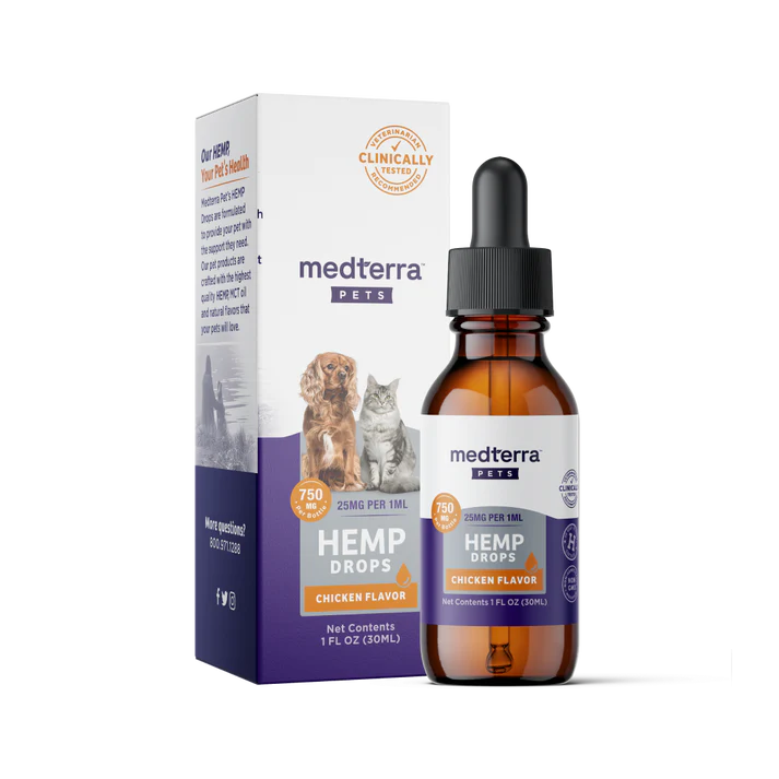 CBD Isolate Pet Tincture - Chicken - Medterra - Image 2