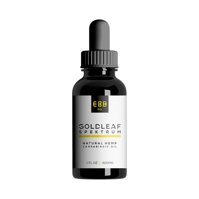 Goldleaf Spektrum Full Spectrum CBD Tincture 600mg Natural Hemp