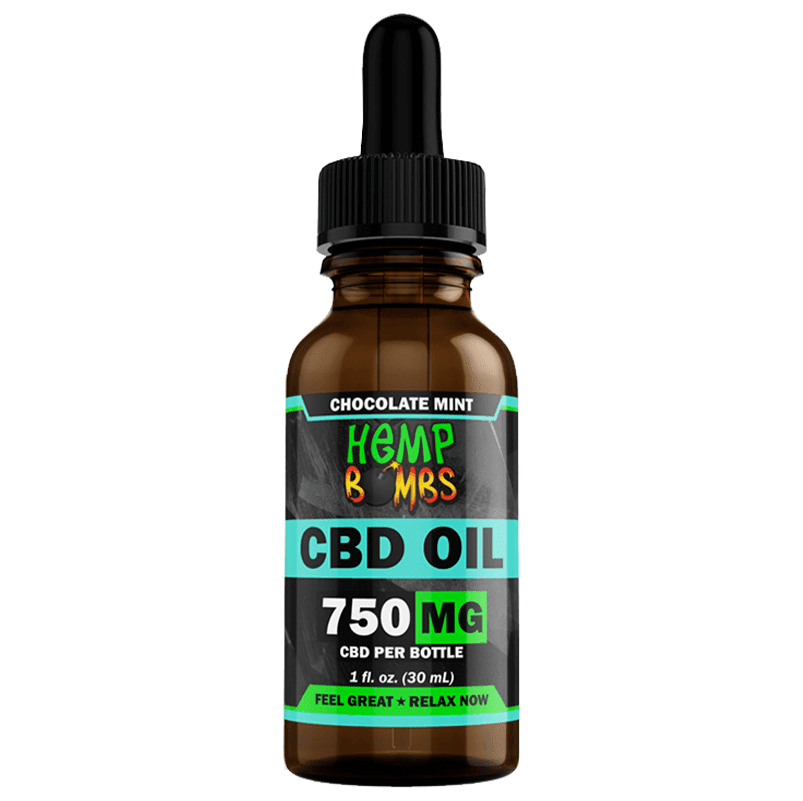Broad Spectrum CBD Oil Tincture - Chocolate Mint - Hemp Bombs - Image 2