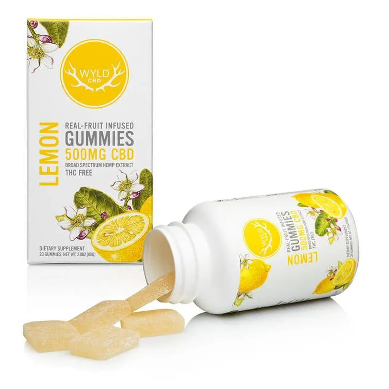 CBD Gummies - Lemon - Wyld CBD - Image 3