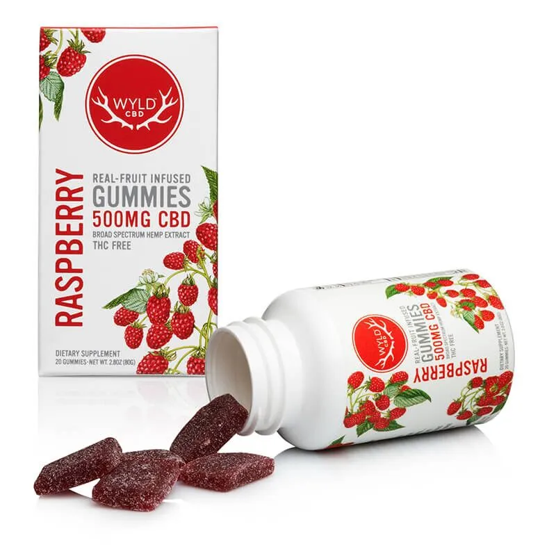 CBD Gummies - Raspberry - Wyld CBD - Image 2