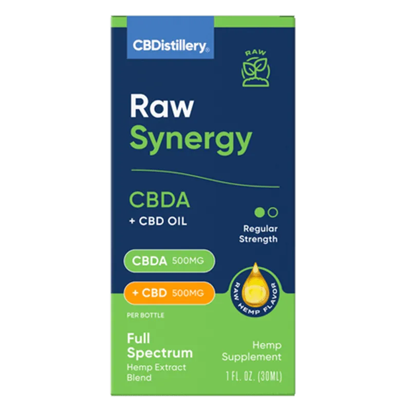 Raw Synergy CBDA + CBD Oil Tincture - CBDistillery - Image 2