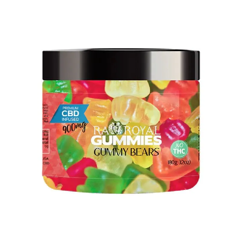 RA Royal CBD - CBD Edible - Gummy Bears - 900mg