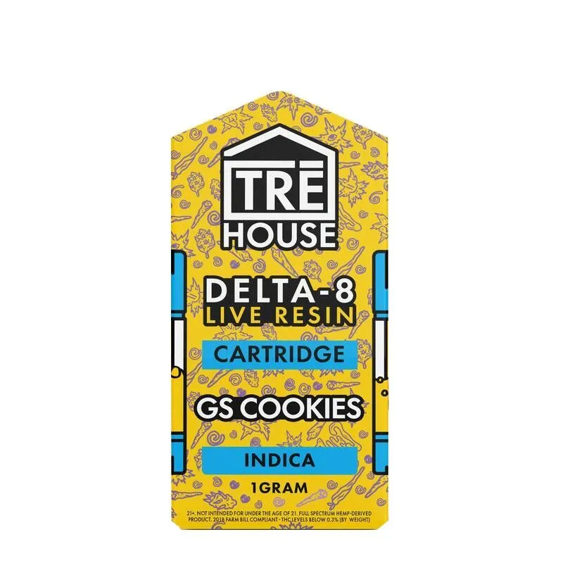 Weed Pen - D8 Live Resin Vape Cartridge - Girl Scout Cookies - 1g by TRE House