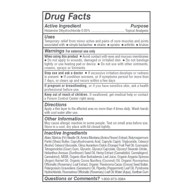 cbdMD - CBD Topical - Recover Pump - 1500mg - Label