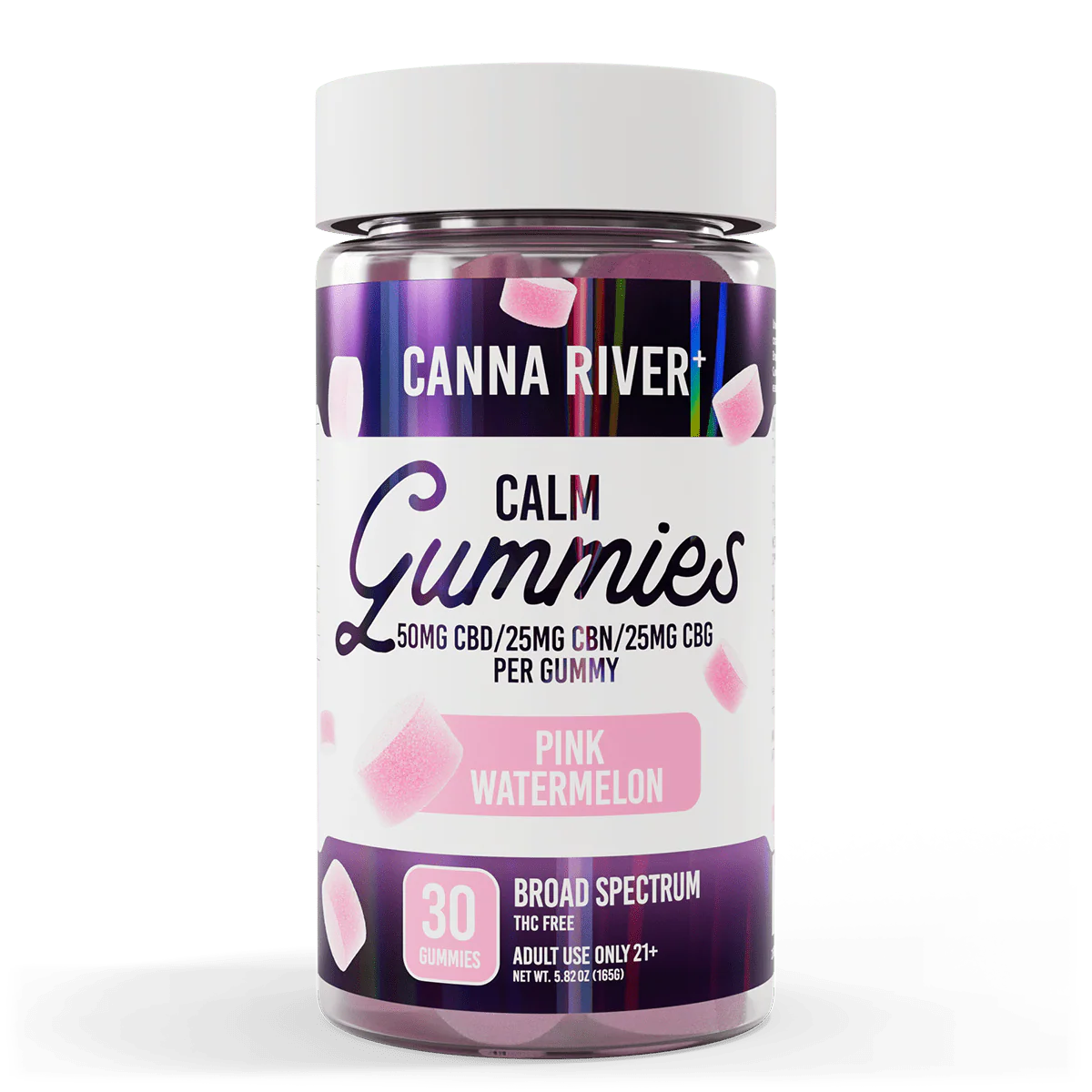 Broad Spectrum CBD Gummies for Calm - Canna River - Image 2