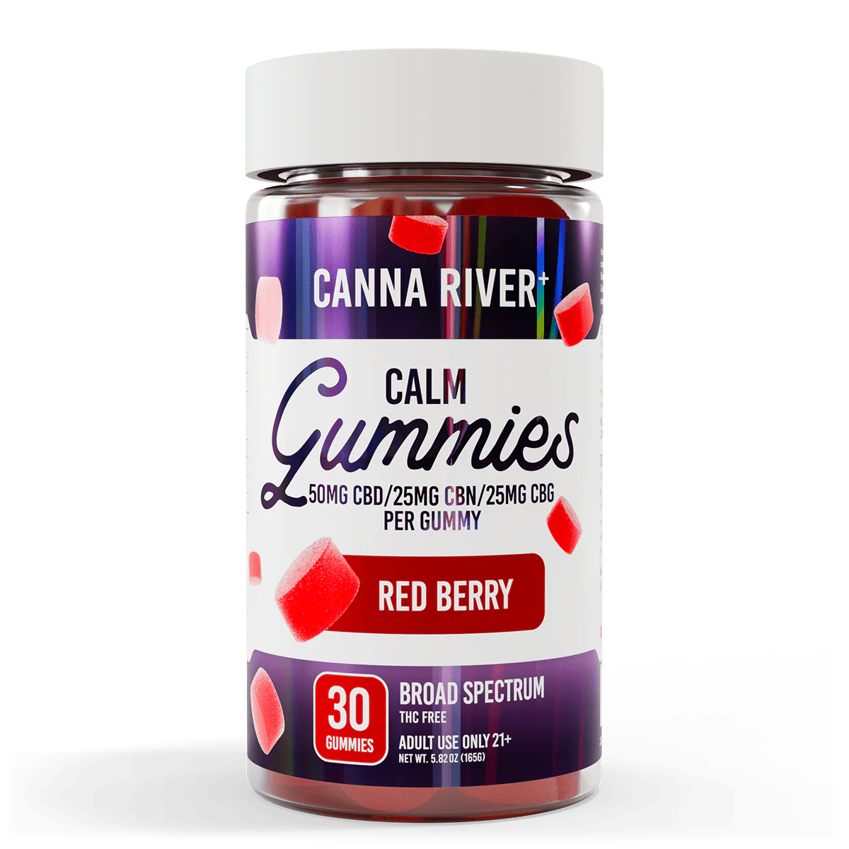 Broad Spectrum CBD Gummies for Calm - Canna River - Image 3