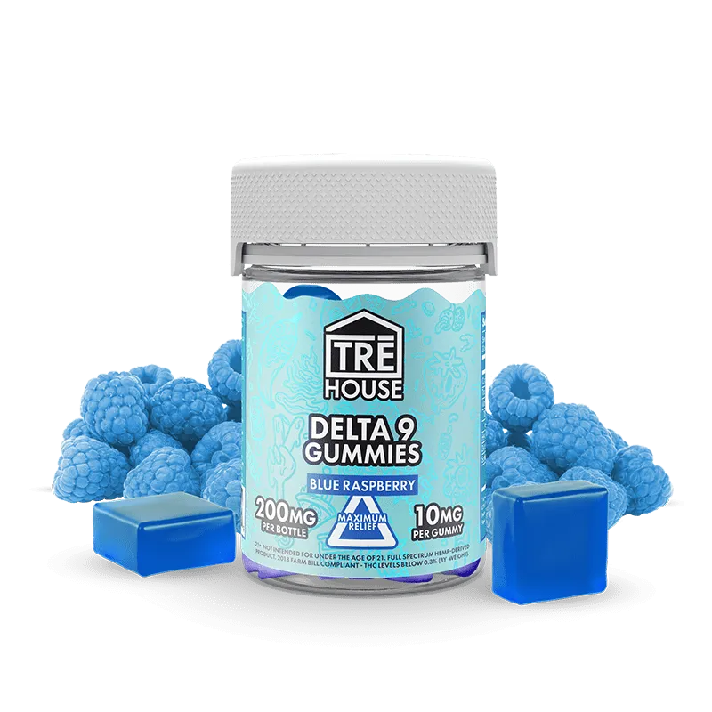 TRE House - Gummies - Delta 9 - Blue Raspberry